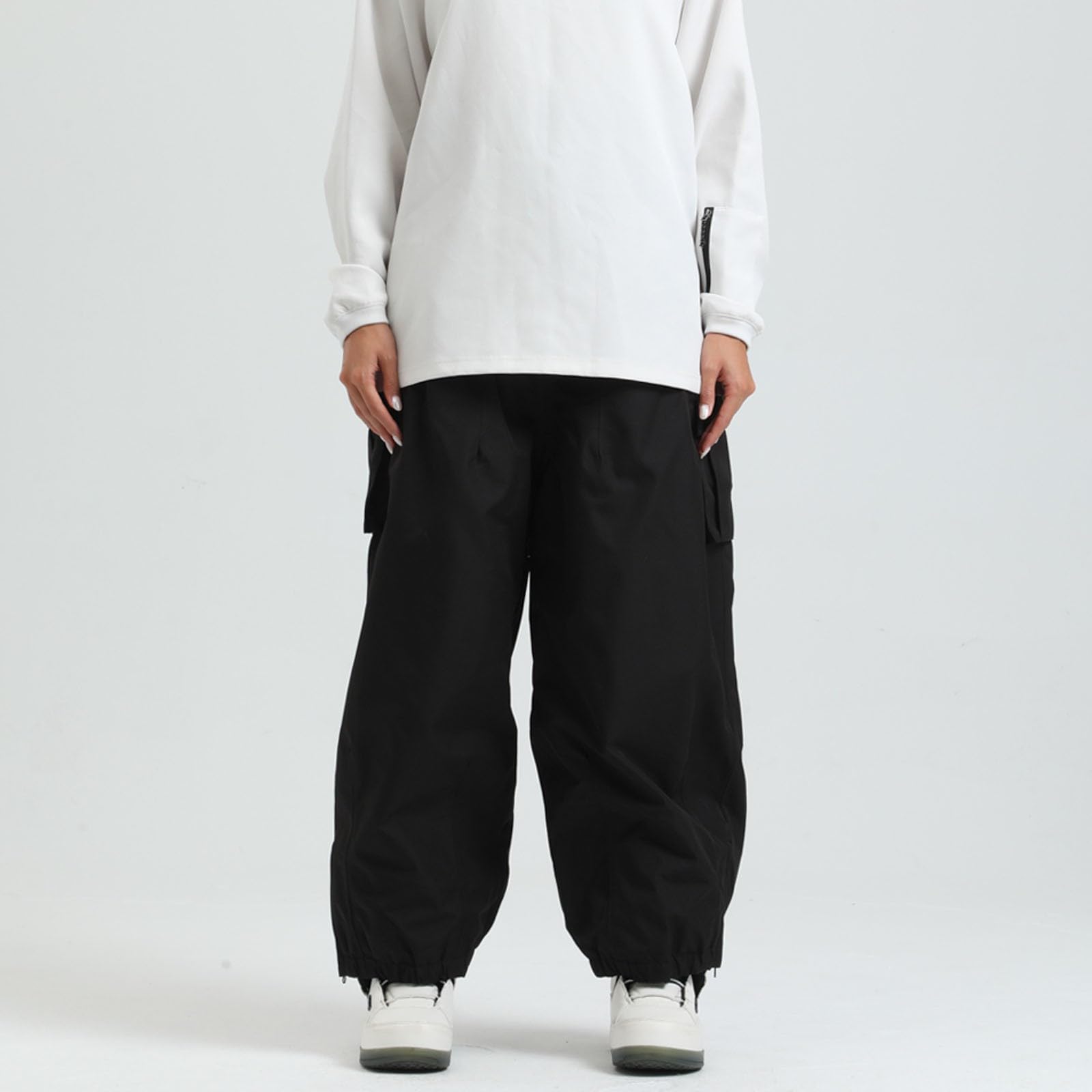 Generisch Snowboardhose für Herren, Baggy, Wasserdicht, Ski Hosen, Schnee-Cargohose, Warme Isolierung, Skihose, Winterhose, Atmungsaktiv, Snowboard Hose, Outdoor Schneehose