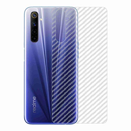 Image of Compatible with Oppo Realme 6 Back Screen Protective Film Carbon Fiber Skin Transparent Screen Guard Sticker