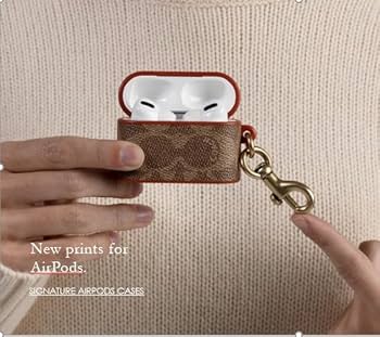【最終値下げ】COACH レザー AirPodsケース 新品 ラスト1点 Amazon | [Coach] AirPods (3rd)ケース Leather AirPods Case