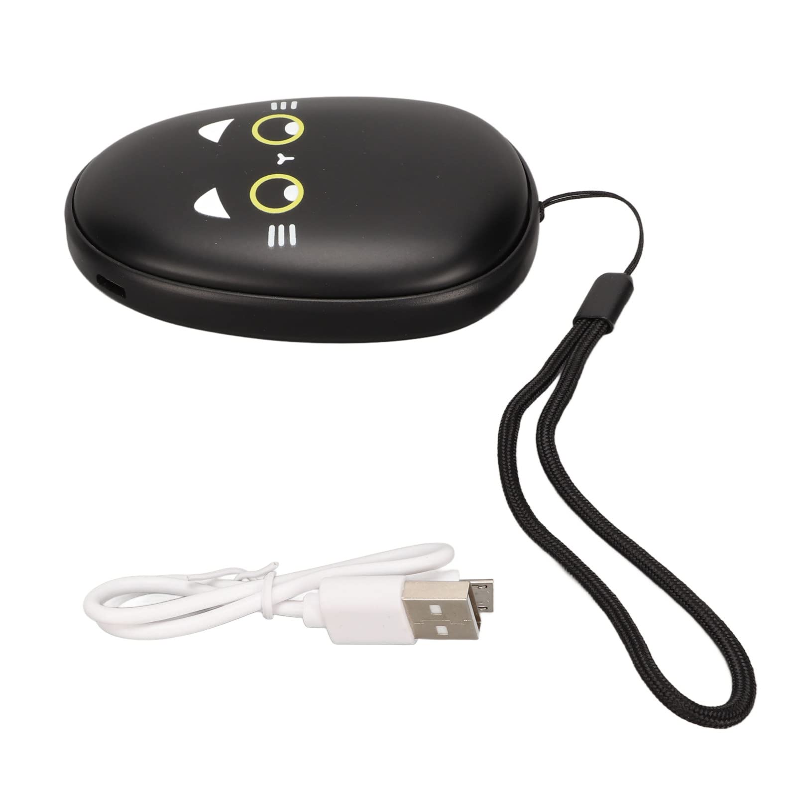 Chauffe-Mains électrique Rechargeable, Portable, à Chauffage Rapide, avec Fonction Batterie Externe, 3 Niveaux de température réglables pour Les activités extérieures d'hiver,