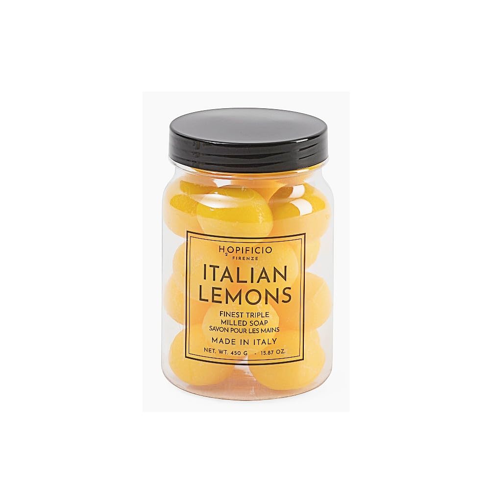 Amazon.com : Hopificio FIRENZE Italian Lemons Mini Hand Soap, Jar