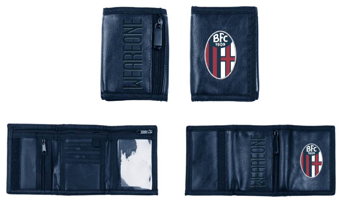 Portafoglio Bologna Originale Ufficiale Borsellino a Strappo Enzo Castellano PTFBO836
