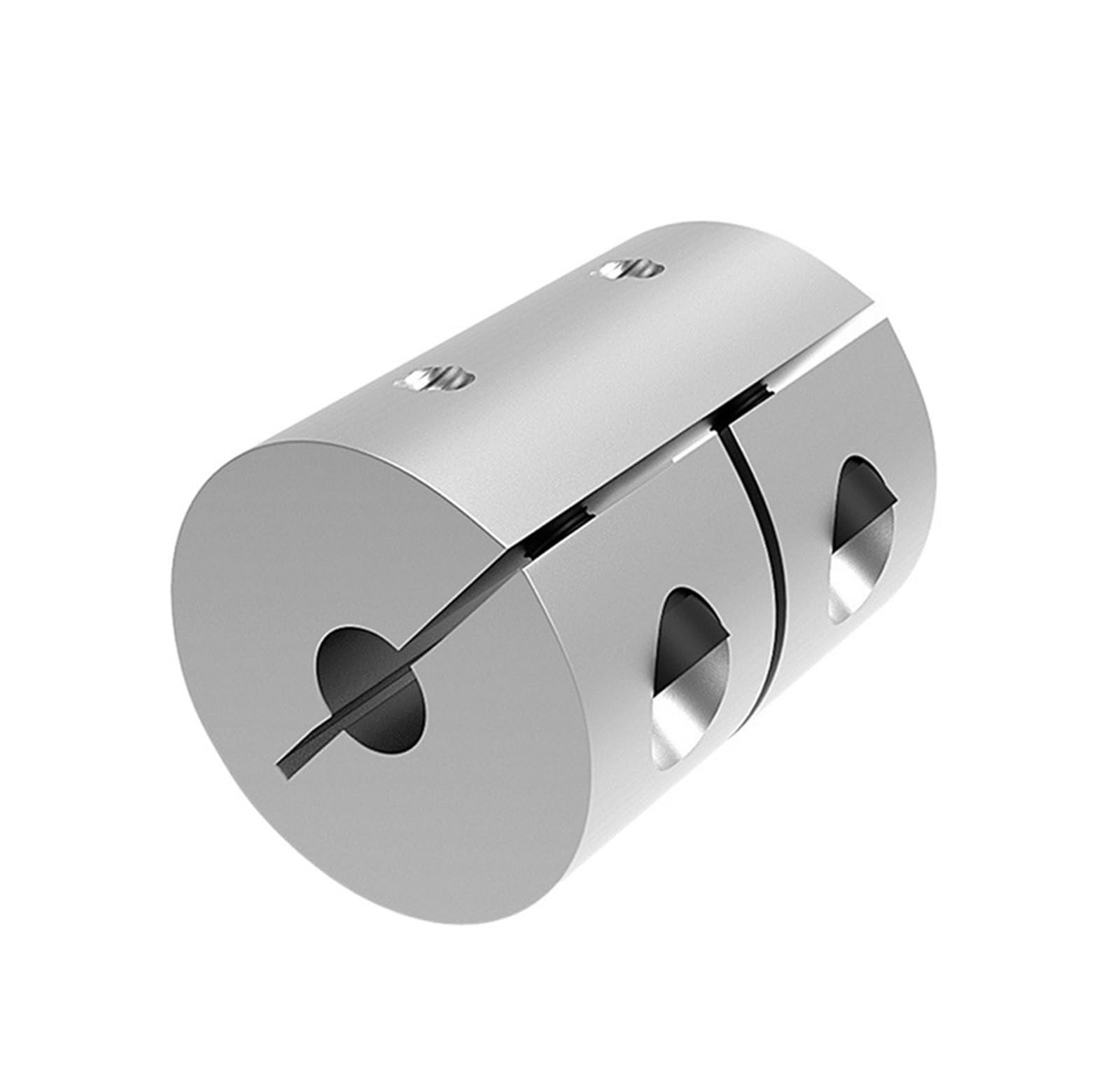 Rigid coupling,Stainless steel rigid coupling 1pcs D20L25 Rigid Shaft Coupler Connector Stepper Motor Accessories Coupling for CNC Machine 3D Printers Parts