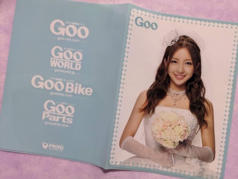 Amazon.co.jp: 板野友美Goo 見開きダブルポケット クリアファイル 2枚