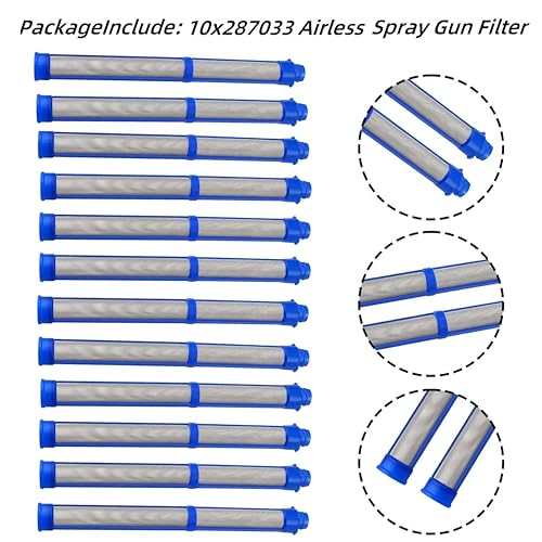 Image of 287032+287033 60 & 100 Mesh Airless Paint Sprayer Gun Filters Kit-24PC | Fits For Graco Contractor PC, Contractor II FTx Spray Guns - High-Performance Replacement Filters