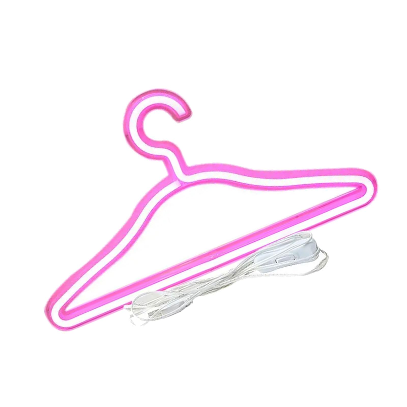 Elnwnnkc USB Rechargeable LED Clothes Hanger Portable Organiser for Home Travel Use Pliable Clothes Hanger