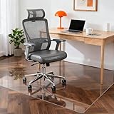 【Amazon.co.jp限定】AOHDM チェアマット 透明 140x100cm [厚さ1.5mm 強化PVC] ゲーミングチェア マット ずれない 滑り止め 床保護 キズ防止 防音 水拭き可能 オフィス デスク ダイニング リビング 畳 フロア 全面保護