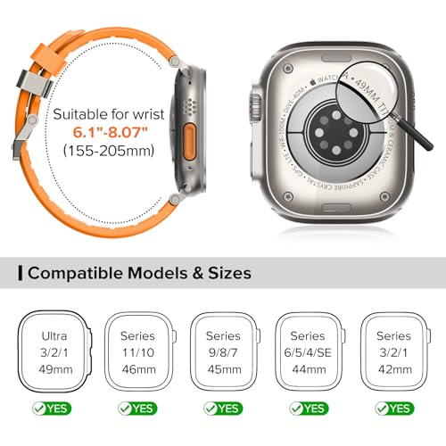 Image of KADES Rugged Sport Band for Apple Watch with Durable Metal Connector