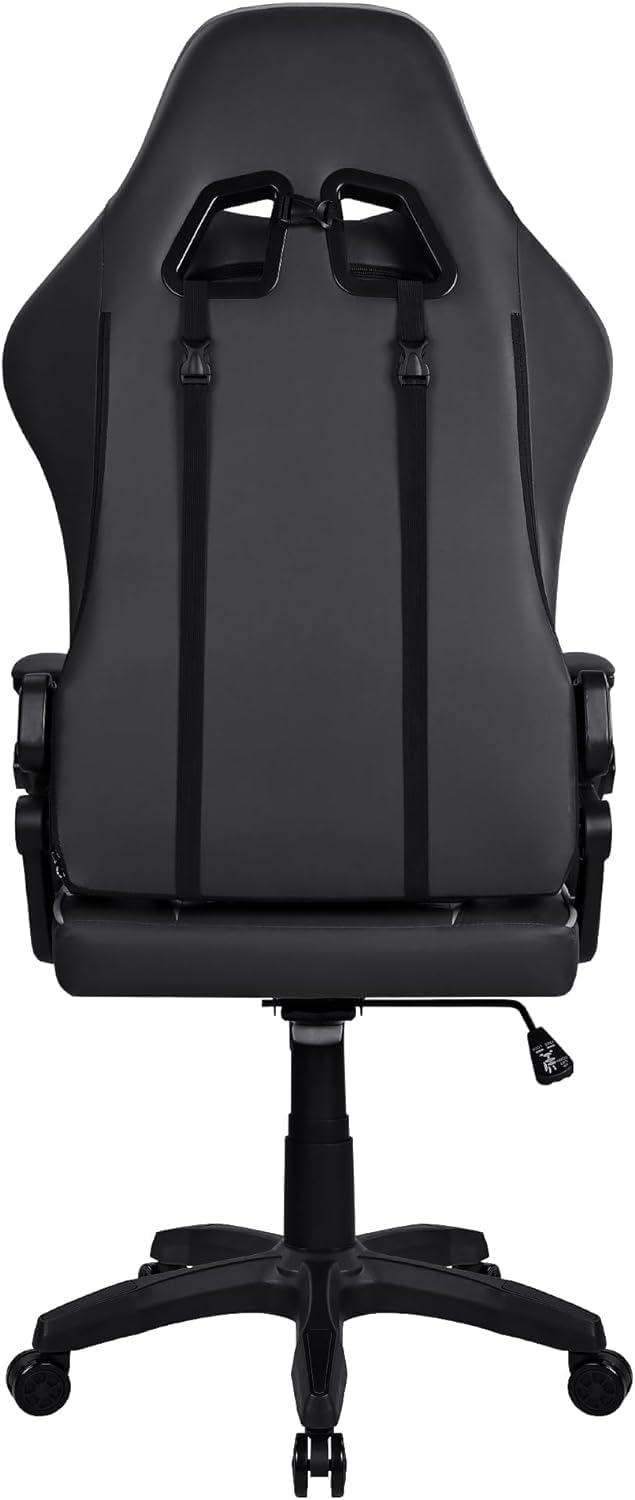 Silla Gamer o Gaming Profesional, Ergonómica, Tela Transpirable y Antimanchas, Reposabrazos, reposacabezas, cojín lumbar. Adultos, niños. Altura Regulable y Respaldo reclinable. Ordenador - oficina.