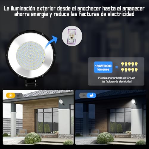 Luminaria LED exterior 8 Imagen adicional