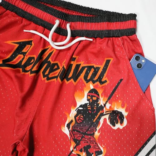 Men's Athletic Basketball Graphic Shorts Mesh Breathable Quick Dry Cool Casual Workout Gym Summer Streetwear4