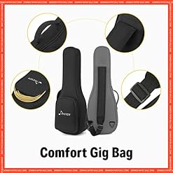 Ukulélé Concert Professionnel – Donner Kit Ukulélé 23 pouces en Acajou pour Débutants Adultes Enfants avec Leçons en… - Les Beatles, Paul McCartney, John Lennon, RIngo Starr, George Harrison Ukulélé Concert Professionnel - Donner Kit Ukulélé 23 pouces en Acajou pour Débutants Adultes Enfants avec Leçons en… – Image 5