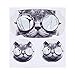 VR Controller Headset Schutzaufkleber, VR Brillen Schutzaufkleber, PVC Skin Cover Set, Gaming Virtual Reality Headset Zubehör, Sticker Skin für Oculus Quest 2(Sonnenbrille Katze)