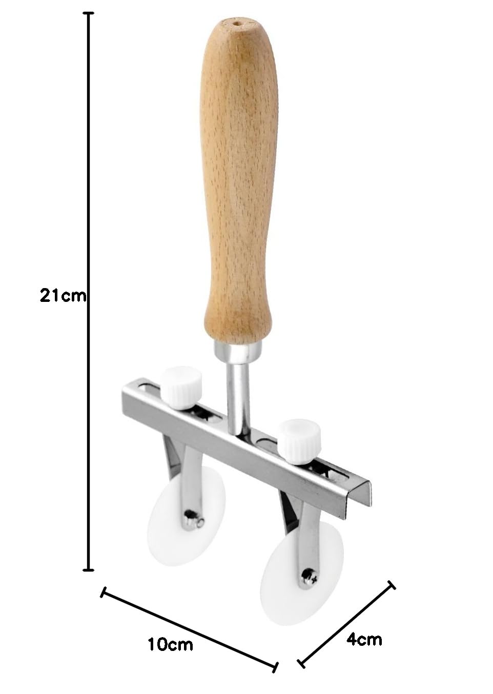 Tagliapasta Regolabile 2 Lame Pom Lisce