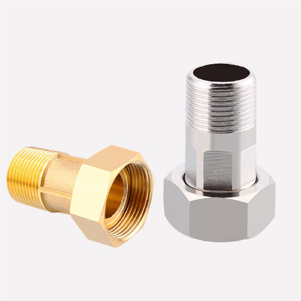 Raccordi per Tubi, Nipplo Esagonale in Acciaio Inossidabile, connettore del misuratore in Ottone/Acciaio Inossidabile 1/2" 3/4 1" 1-1/7" Unione Maschio x Femmina (1 X 11l4)(3l4 X 1)