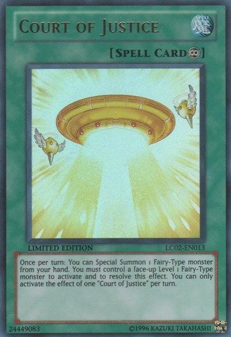 court of cards yugioh Super Rare Konami 10 Ultra Rares 15 Super Rares 35 Rares 15 cards in the set are also available as Collectors Rares Yu-Gi-Oh! - Court of Justice