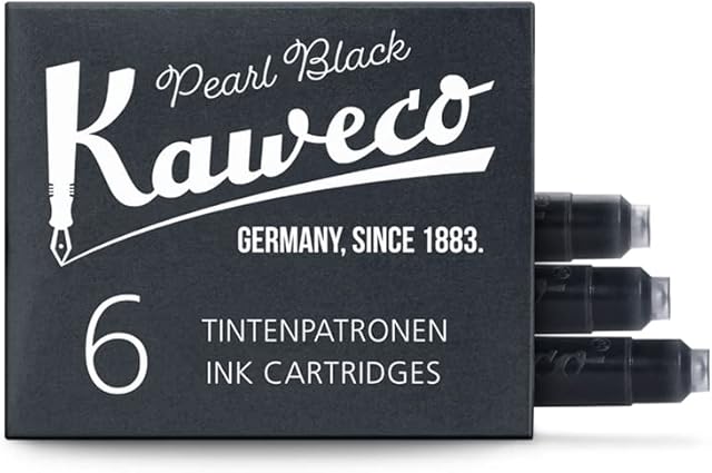 Kaweco INK-BK refills, cartridges and ink extinguisher, black