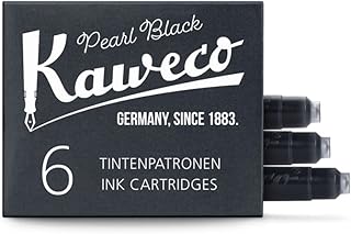 Kaweco – Set de 6 cartuchos de tinta de color negro