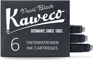 Kaweco カヴェコ カートリッジインク パールブラック INK-BK 6本入 正規輸入品