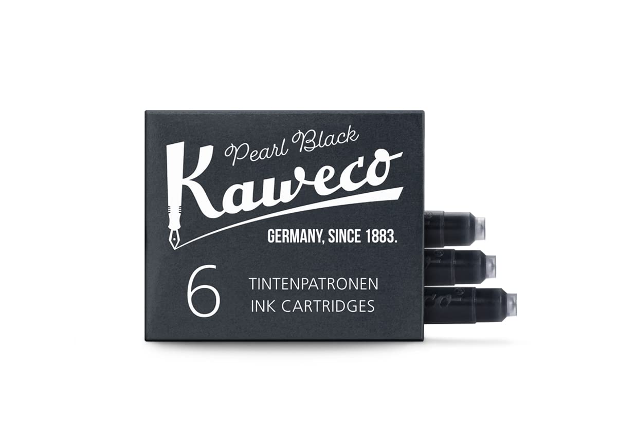 Kaweco カヴェコ カートリッジインク パールブラック INK-BK 6本入 正規輸入品