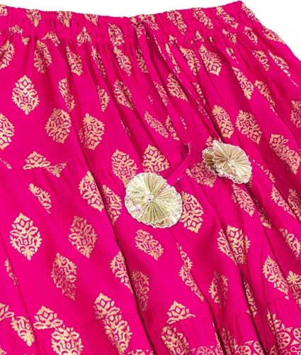 Image of Chandrakala Kids Lehenga Choli Set for Girls (KL120-P)