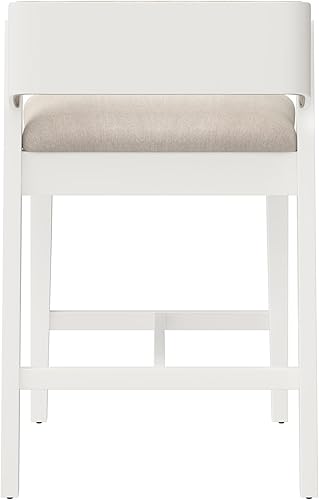 Miniatura 12 de Hillsdale Taburete de madera Dresden, color blanco