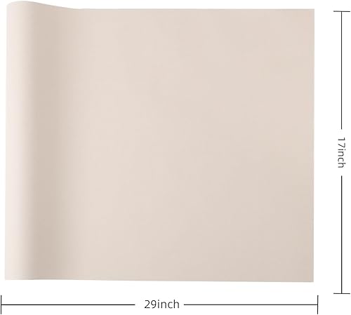 Miniatura 4 de Wooqu Paño de libro, superficie de tela y respaldo de papel, fácil de usar, fuerte, 17 x 29 pulgadas, para encuadernación de libros, marfil