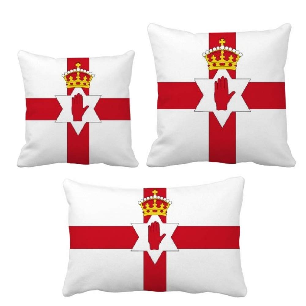 Coussin Irlande du Nord housse textile taie oreiller canapé salon maison