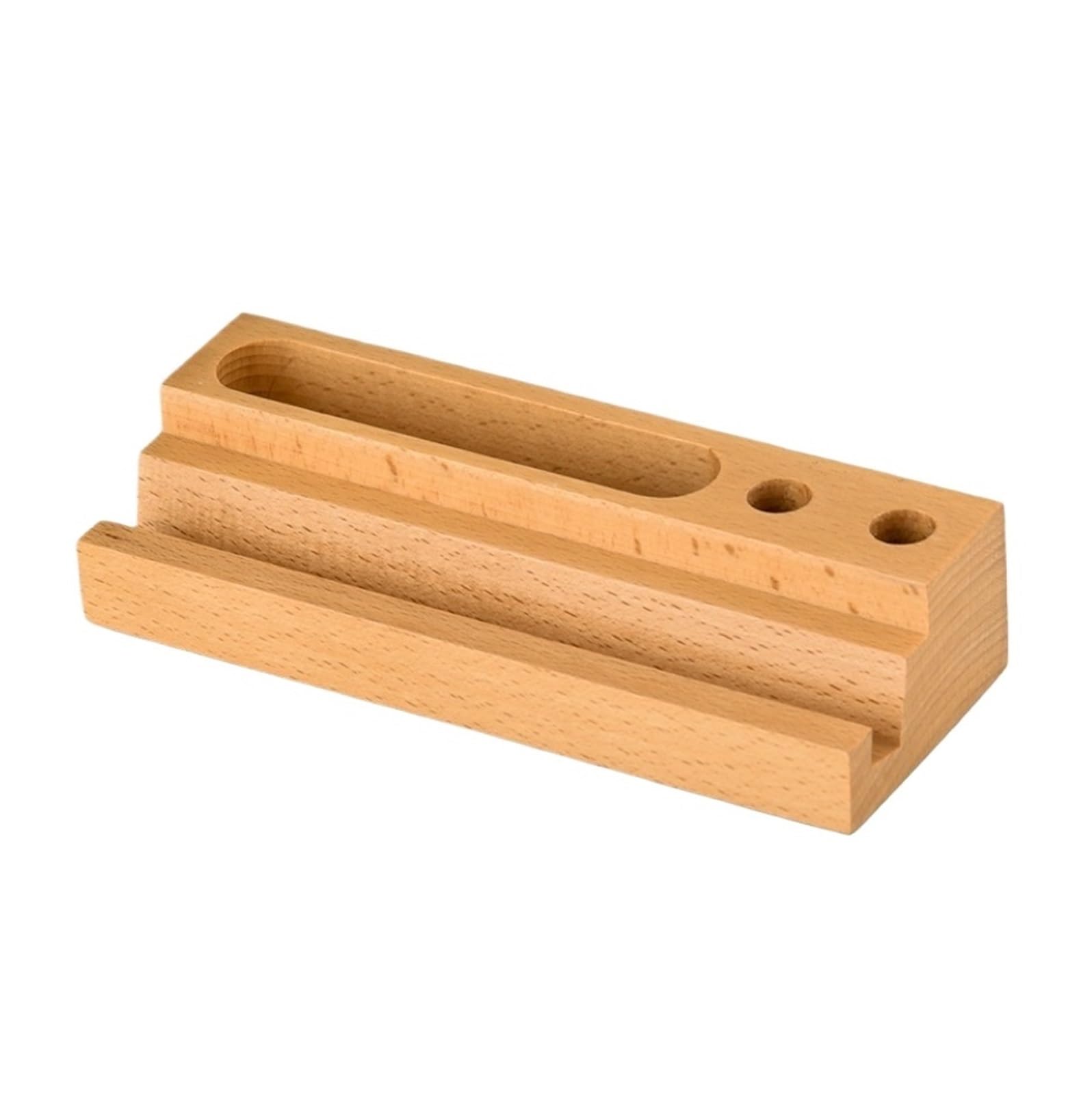 etui na wizytówki, Wizytownik do organizerów biurkowych i akcesoriów Stojak ekspozycyjny organizacji biura wyświetlania(Natural)