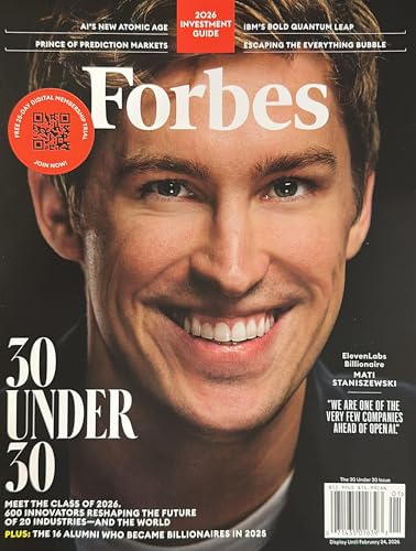 Forbes Under 30 US 2026 Magazine