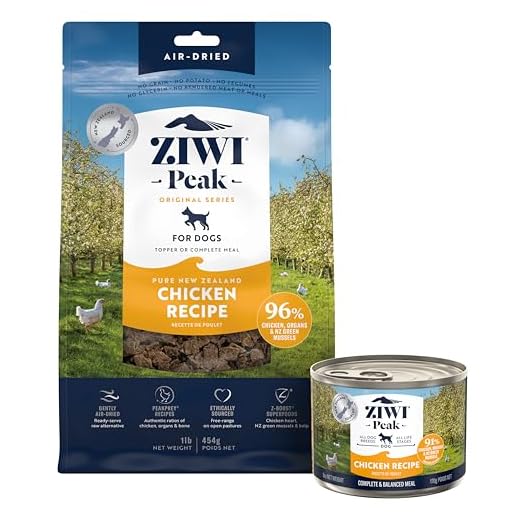 ZIWI Peak Chicken Dog Food Bundle – All Natural, High Protein, Grain Free & Limited Ingredient, with Superfoods (Air-Dried 16oz Bag + Case of 12, 6oz Cans)