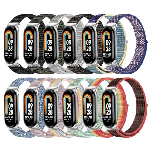 Correa de Nylon Compatible con Xiaomi Mi Band 9 y 8 miniatura 7