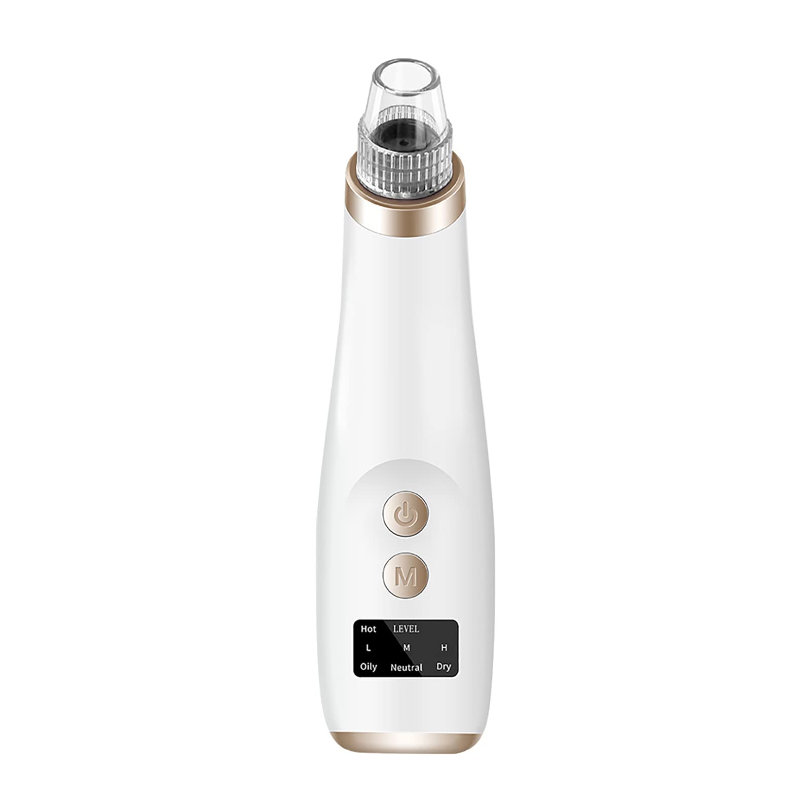 Herramienta extractora de puntos blancos para acné y comedones, extractor de espinillas de limpieza facial, limpiador de poros faciales, herramienta de succión de puntos negros, kit de extractor de