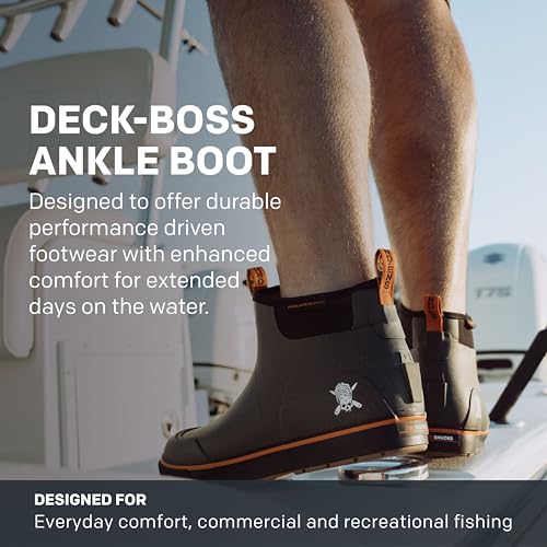 Image of Grundens Men's DECK-BOSS Ankle Boot | Durable, Waterproof