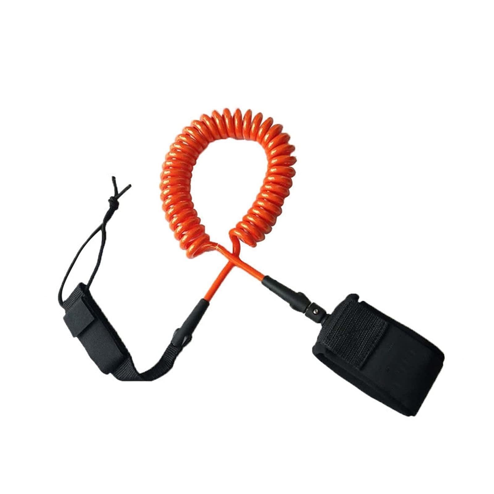 1pc Surfboard Laisse 12ft 7mm Enroulé Laisse enroulée Sup Stand Up Paddle Board Jambes Rope Surfing Accessoires (Color : Orange)