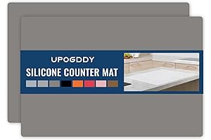 2 Pack Extra Large Silicone Mats for Countertop Protection