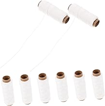 Angoily 8 Rolos Pendurados Fio De Bacon Salsicha Enrolando Corda De Algodão Sacos De Peru Para Cozinhar Tapeçaria Tecida Corda De Amarração De Cozinha Tecelagem Manual Fio De Algodão