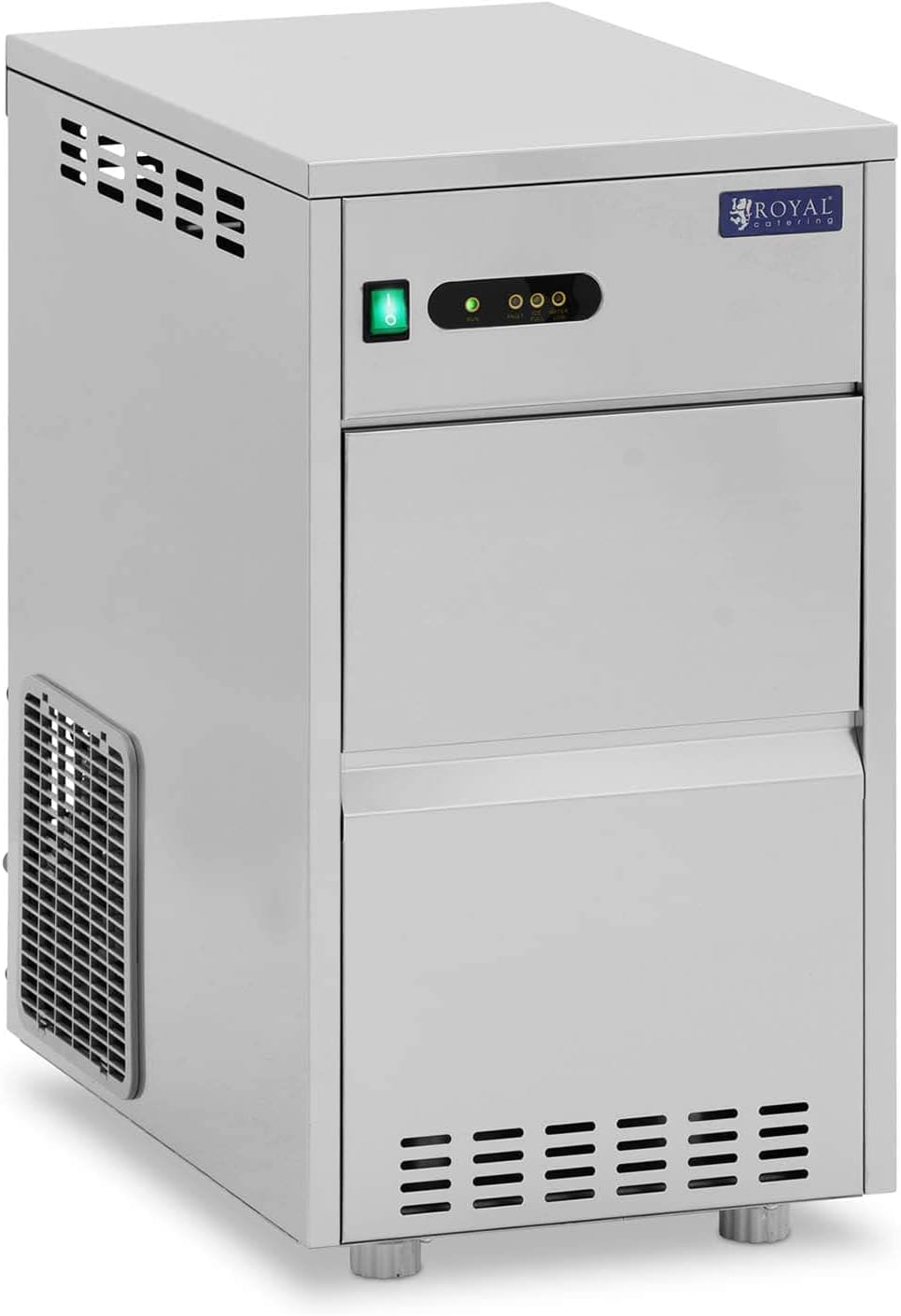 Royal Catering RCIC-25SF Crushed ice machine 25 kg / 24 h R600a Ice shaver Ice crusher machine