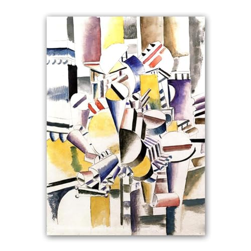 Impression sur toile d'art abstrait moderne 40x56 affiche mécanique
