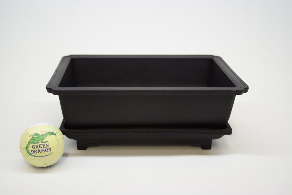 PLASTIC BONSAI POT WIH MATCHING DRIP TRAY PP8/DT8