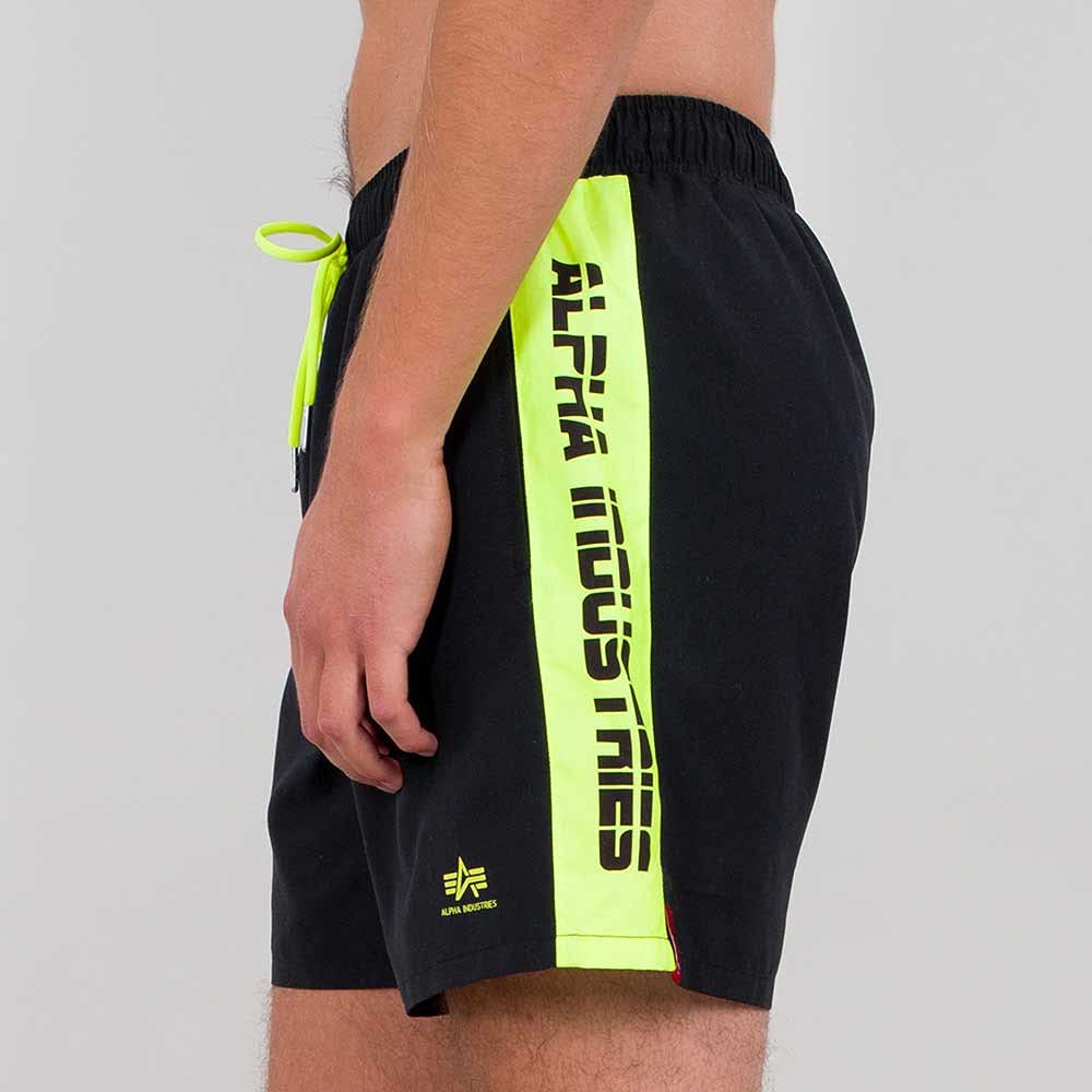 ALPHA INDUSTRIES Printed Stripe Swim Short Costume da Bagno Uomo