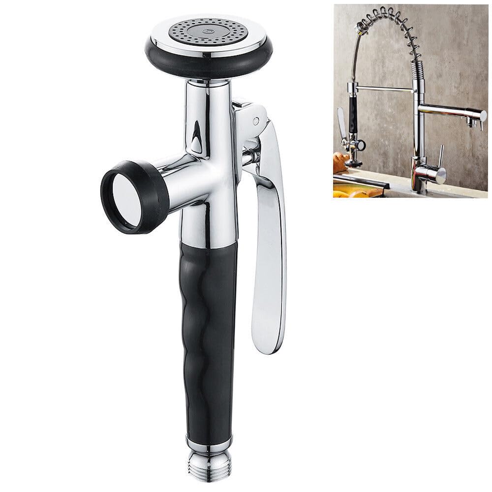 Profi Gastro - Alcachofa de ducha (1/2", acero inoxidable, repuesto para alcachofa de cocina, color negro)