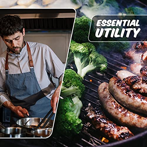 Silicone Trivet Tongs 11.8 Inch Non-Stick Silicone Food Tongs Kitchen Cooking Tongs Heat Resistant Barbecue Grilling Tongs For Pan Fried Steak And Toaster (Black,3 Pieces) #TOP3