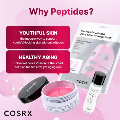Image of COSRX Glow-Boosting Peptide Trio, Pink Peptides Eye Patch Limited Gift Set