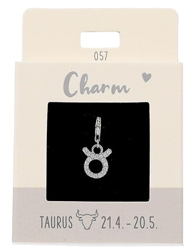 Charm Toro - Placcato Argento