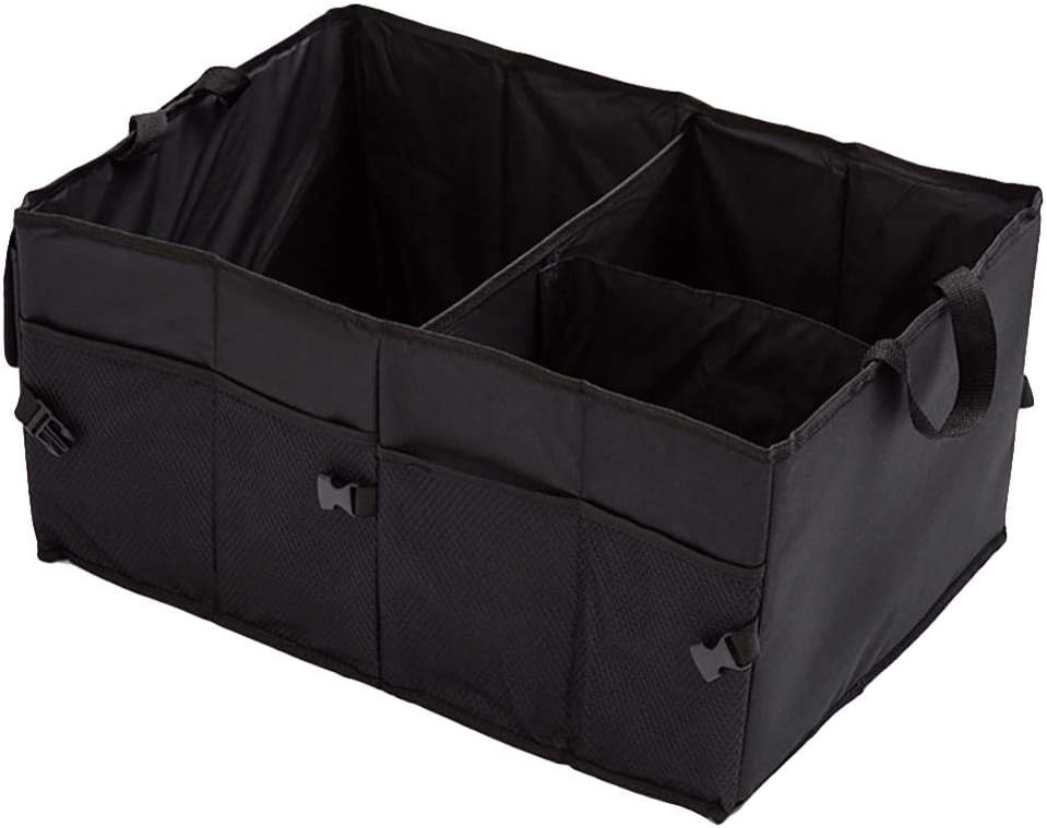 JUECANCar Trunk Organizer Large Capacity Folding Car Storage Bag Durable Waterproof Large Storage Boot Organiser Box for Car/Truck/SUV