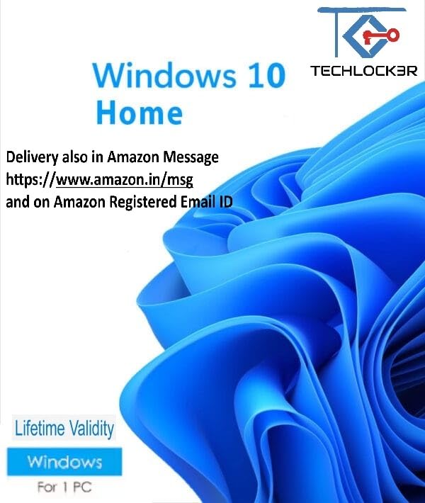 TECHLOCKER Win 10 Home Edition Lifetime Activation License Key | 1 User/PC/Laptop | 32/64 bit | Delivery via Buyer-Seller Messaging | Motherboard Bind License |-image-30