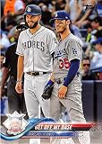 2018 Topps Update and Highlights Baseball Series #US150 Get Off My Base Eric Hosmer Cody Bellinger Padres Dodgers Official MLB Trading Card