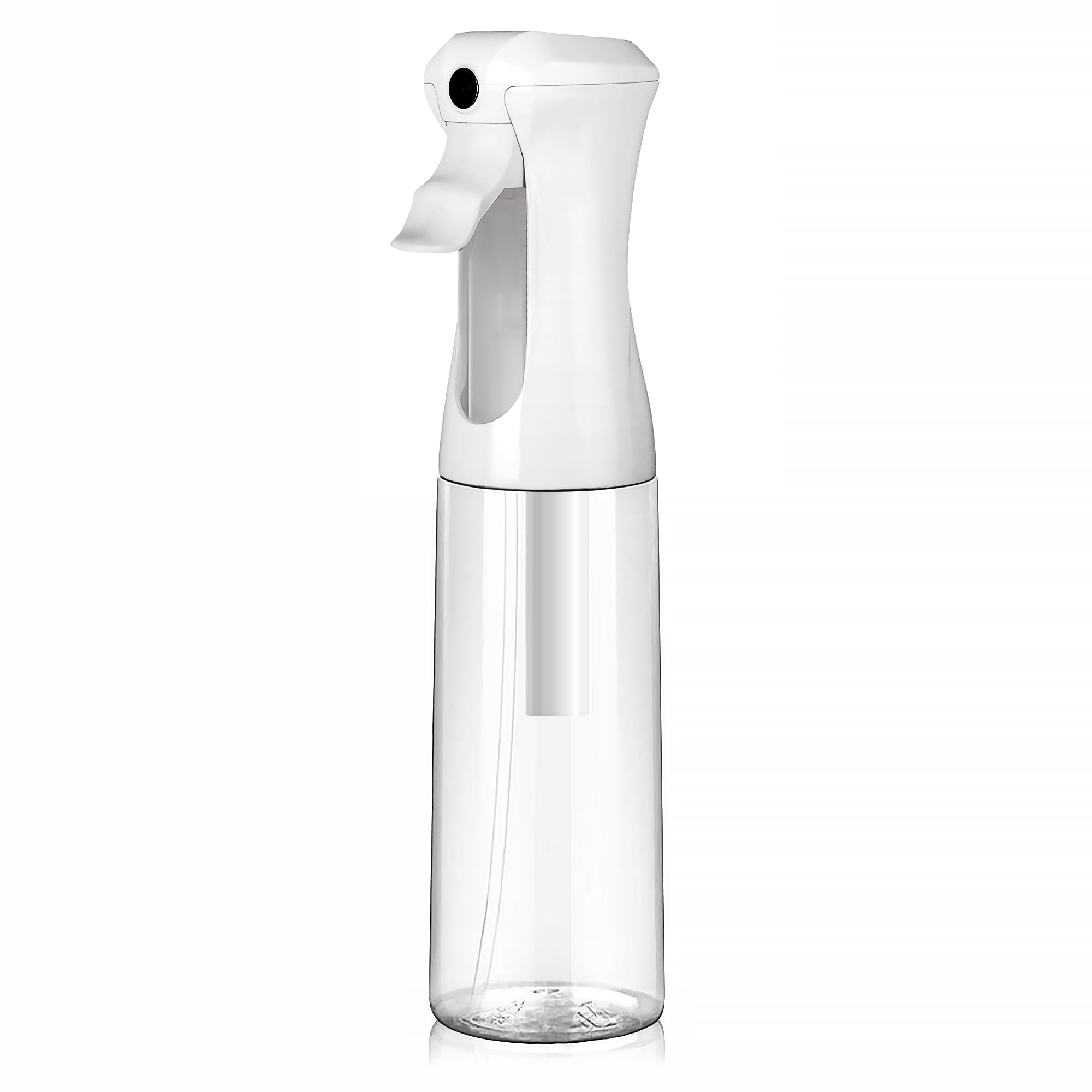 VIGOR PATH Botella de spray continuo para el cabello, niebla fina para peinar, limpiar, plantas, mascotas, salones y uso de aceites esenciales (300 ml, transparente)