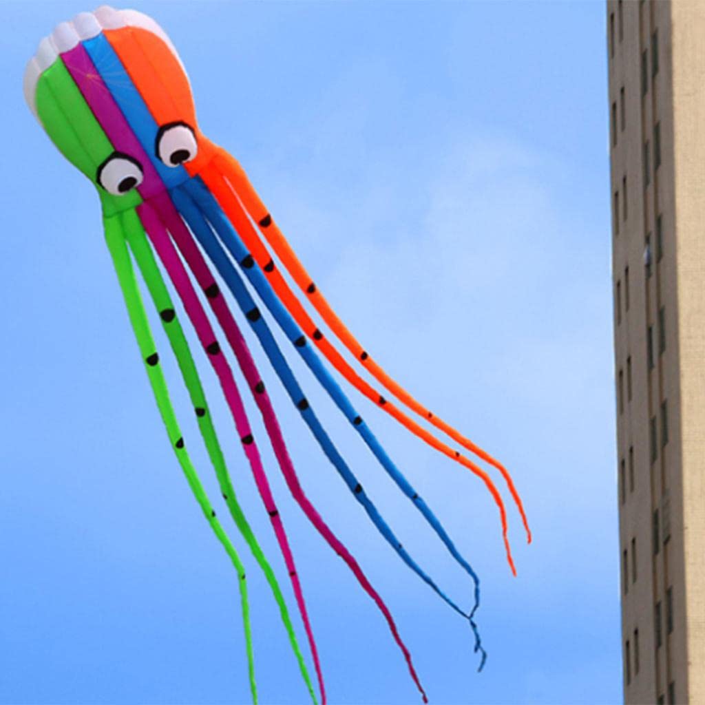 Drachen Riesenkite Parafoil Drachen Einleiner Spaßdrachen Faltbar Nylon mit Einfacher Handhabung für Kinderfest Freizeit